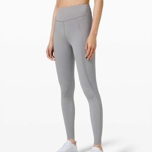 Lululemon Gloss Trim super high rise 28”